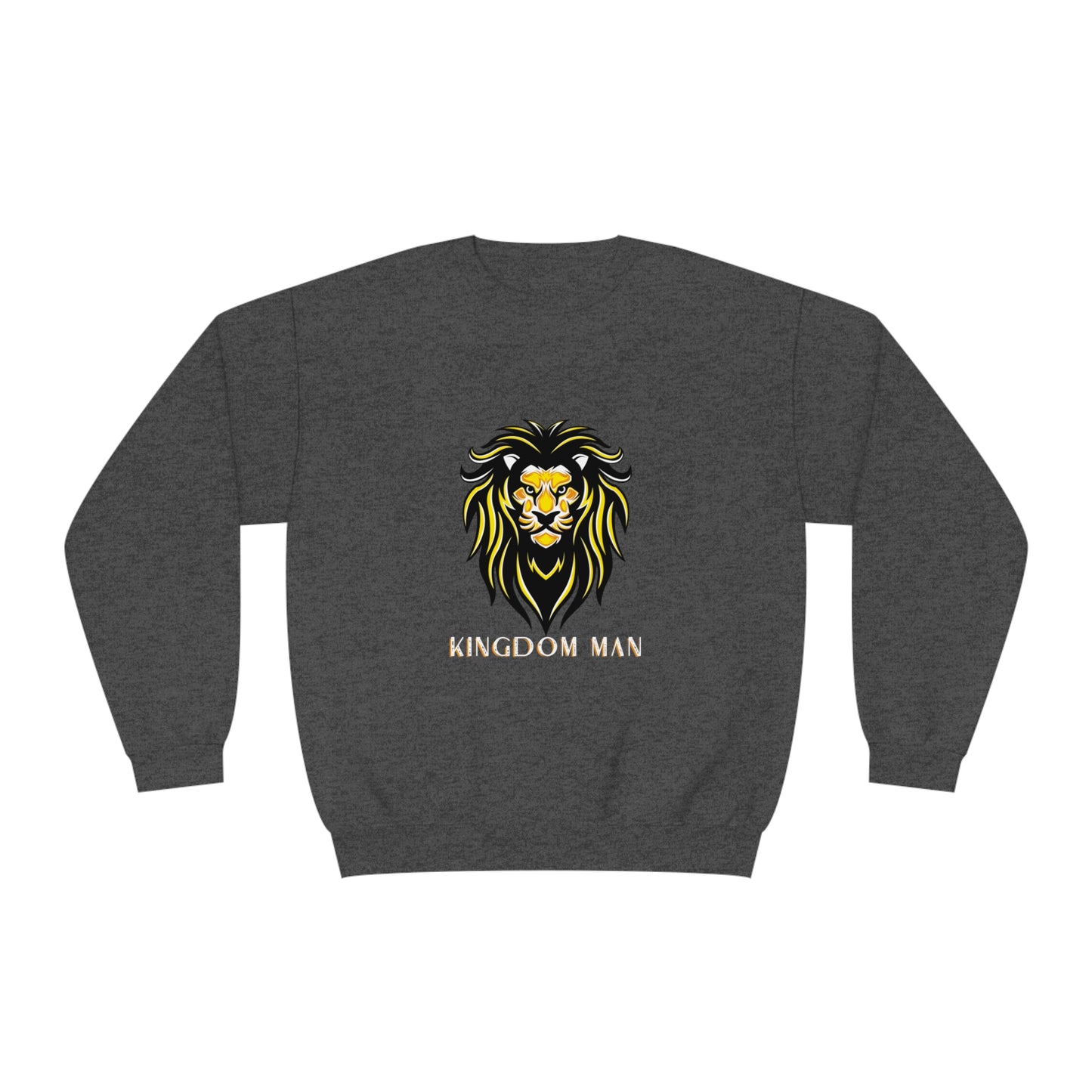 Kingdom Man (White/Gold) Crewneck Sweatshirt