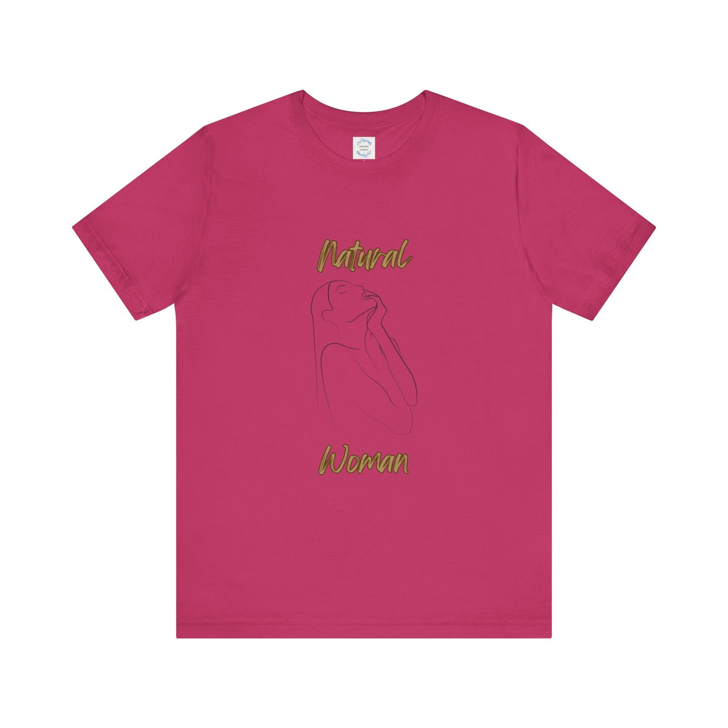 Natural Woman Thank You (BL) Short Sleeve T-Shirt