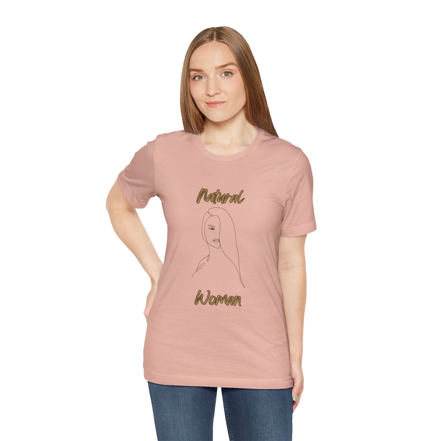 Natural Woman Covered Eye (BL) Short Sleeve T-Shirt