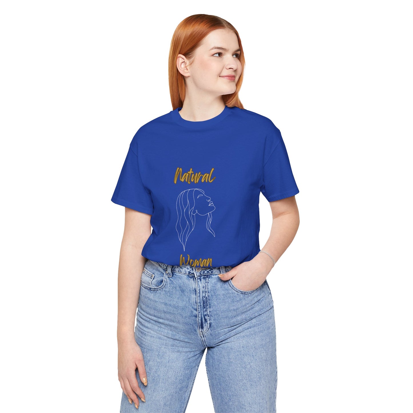 Natural Woman Breeze on Face (WL) Short Sleeve T-Shirt