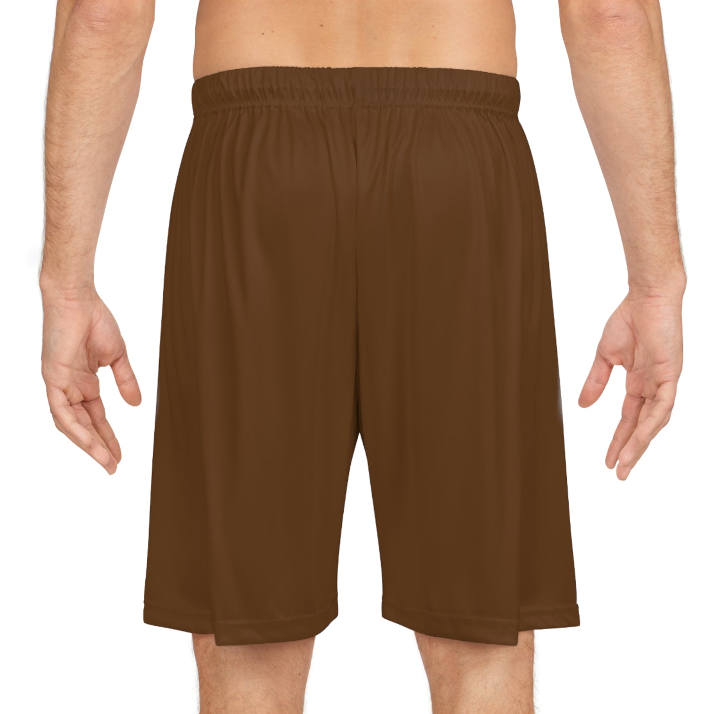 Kingdom Man (Gold) Basketball Shorts BROWN