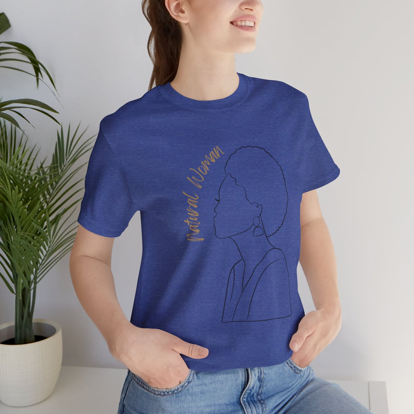 Natural Woman Sm Fro (BL) Short Sleeve T-Shirt