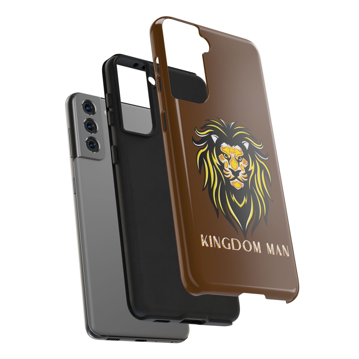 Kingdom Man (White-Gold Label) Tough Phone Case BROWN