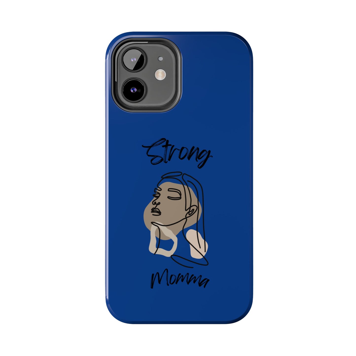 STRONG MOMMA Samsung Galaxy Tough Phone Cases (BL) Dark Blue