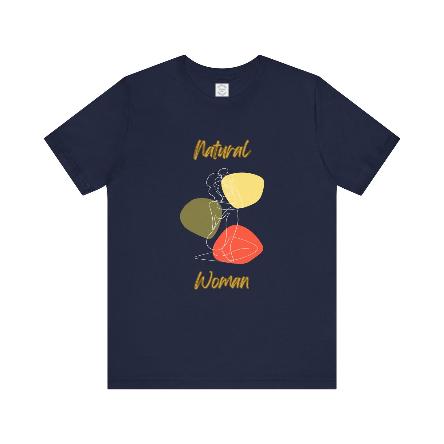 Natural Woman Colorful Pose (WL) Short Sleeve T-Shirt