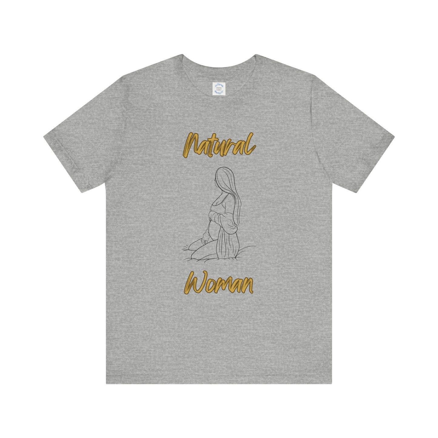 Natural Woman Expecting (BL) Short Sleeve T-Shirt