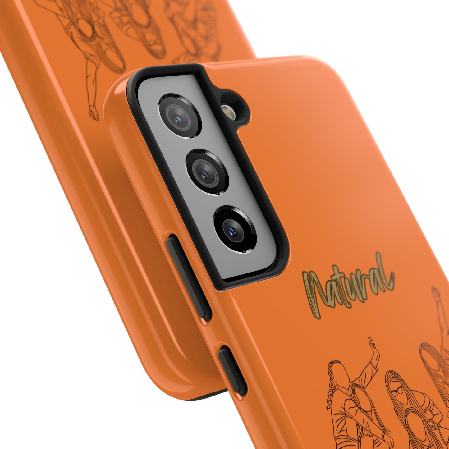 Natural Woman Piggy Back (BL)Tough Phone Cases CRUSTA