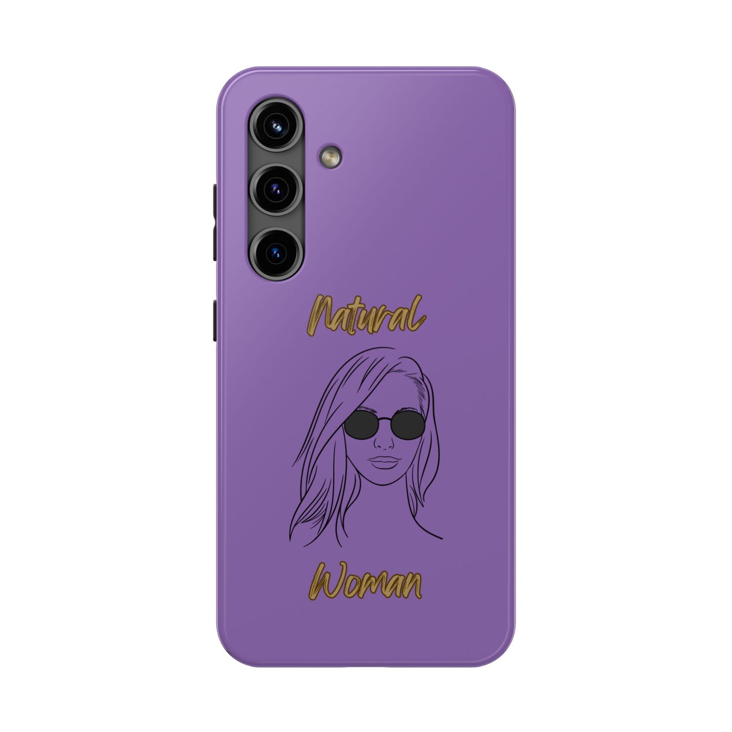 Natural Woman Shades (BL)Tough Phone Cases LIGHT PURPLE