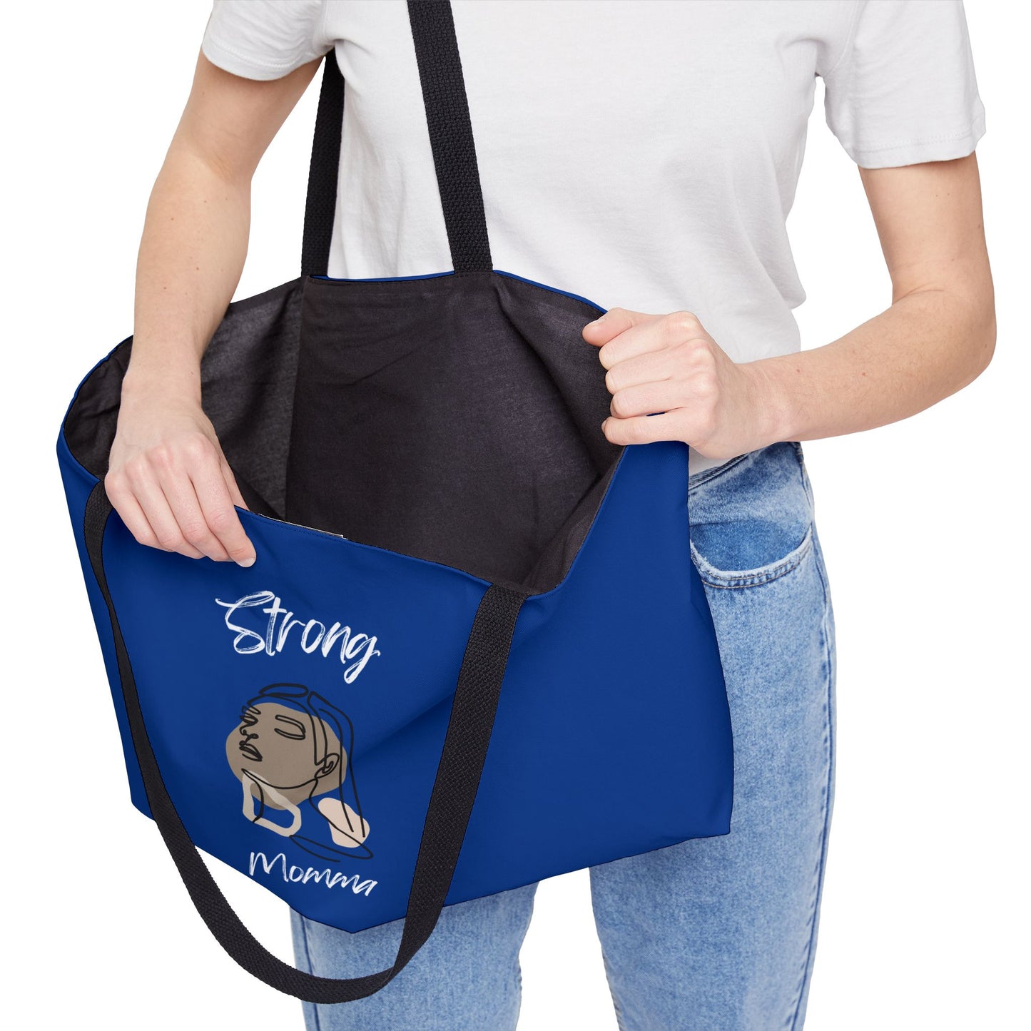 Strong Momma (WL) Weekender Tote Bag DARK BLUE