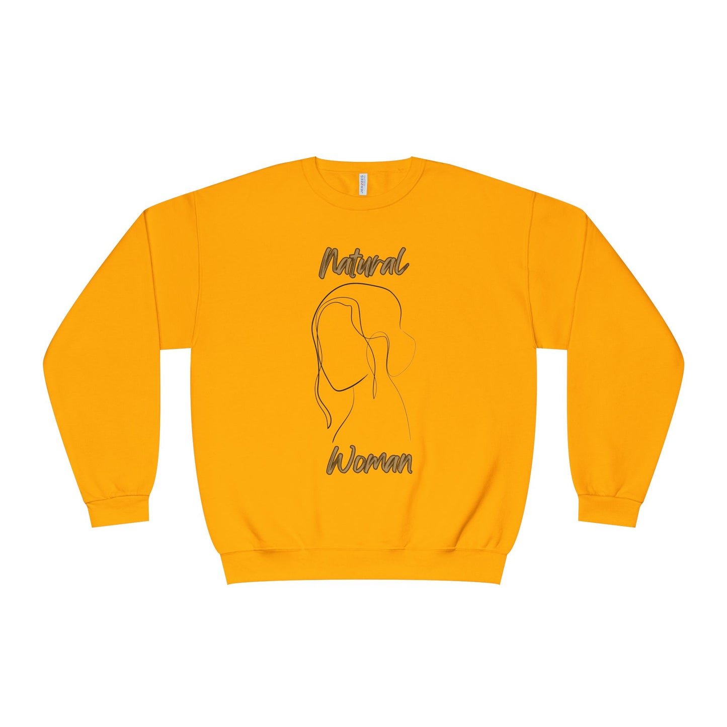 Natural Woman Hanging hair (BL) Crewneck Sweatshirt