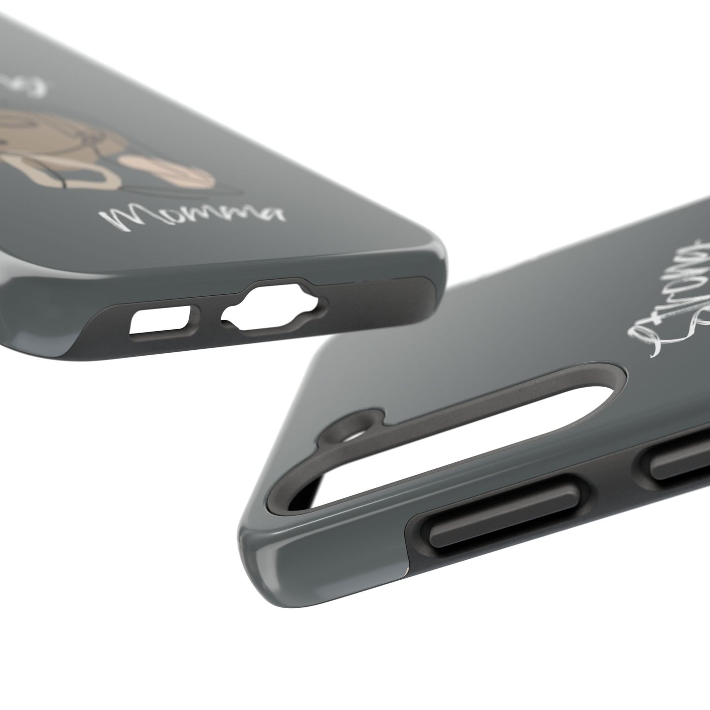 Strong Momma (WL) Tough Phone Cases DARK GREY