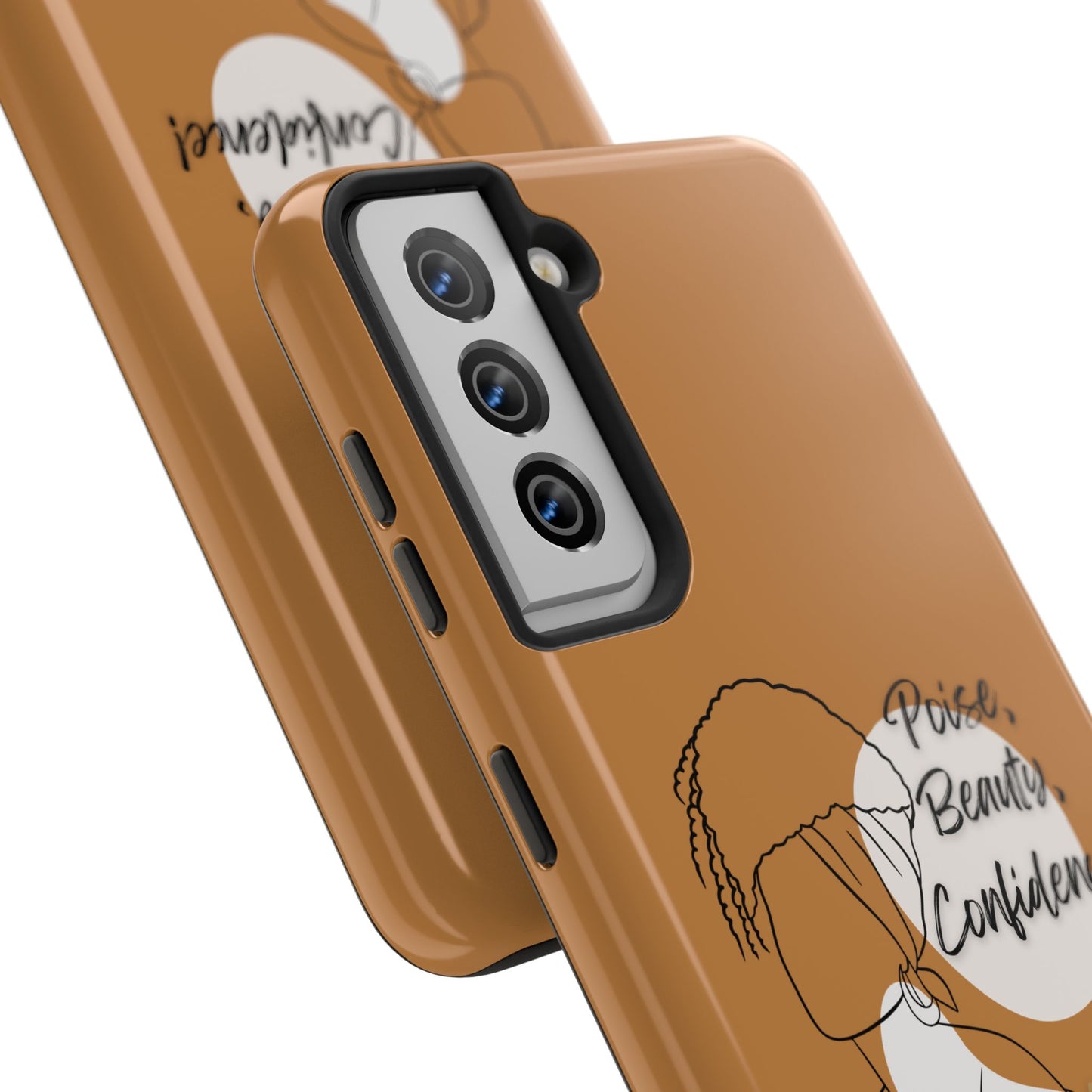 Natural woman Puff (BL)Tough Phone Cases LIGHT BROWN