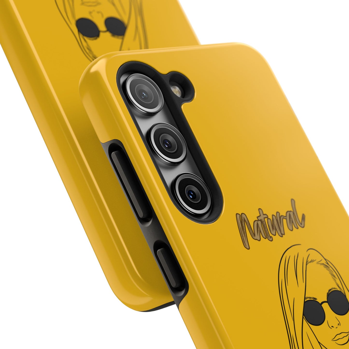 Natural Woman Shades (BL)Tough Phone Cases YELLOW