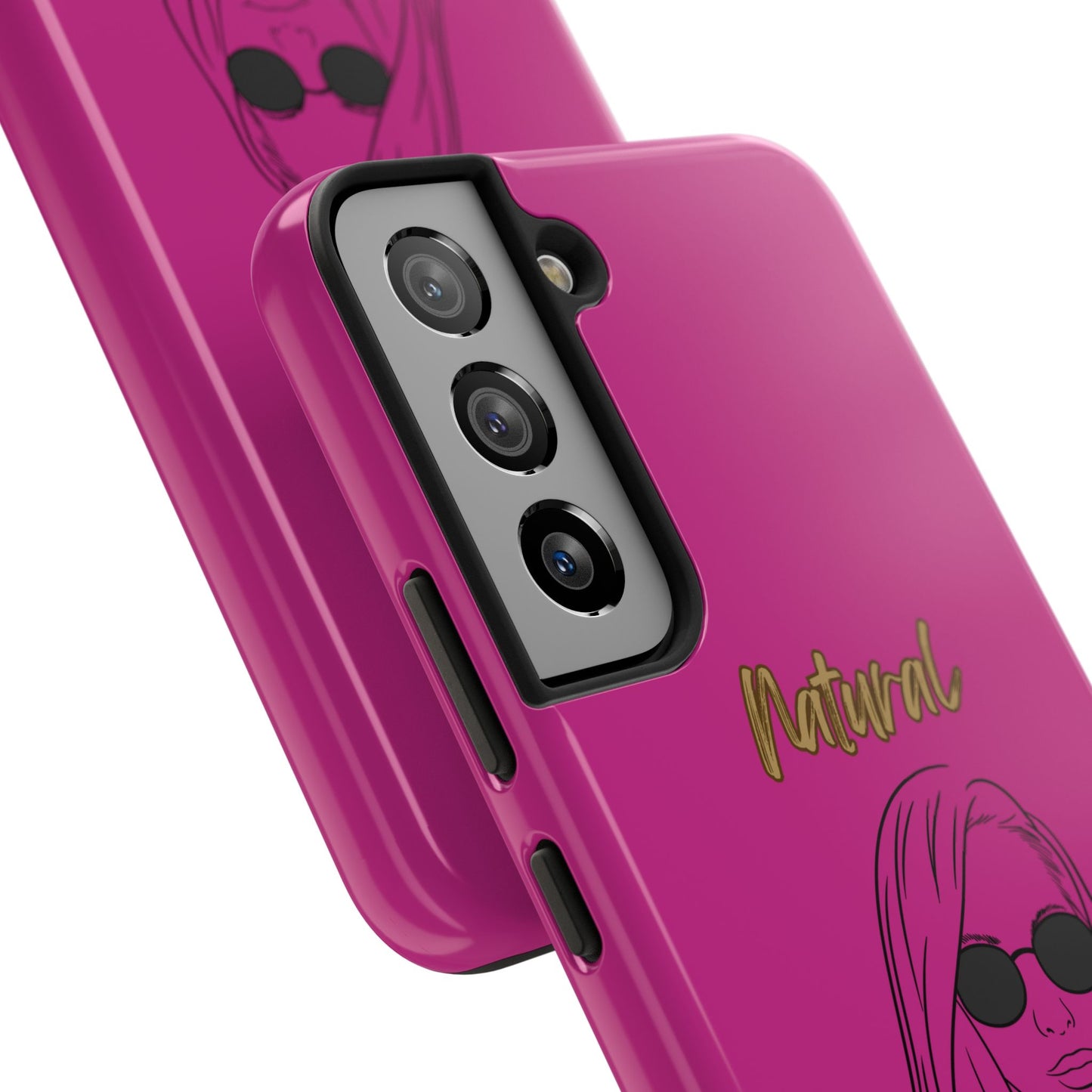 Natural Woman Shades (BL)Tough Phone Cases PINK
