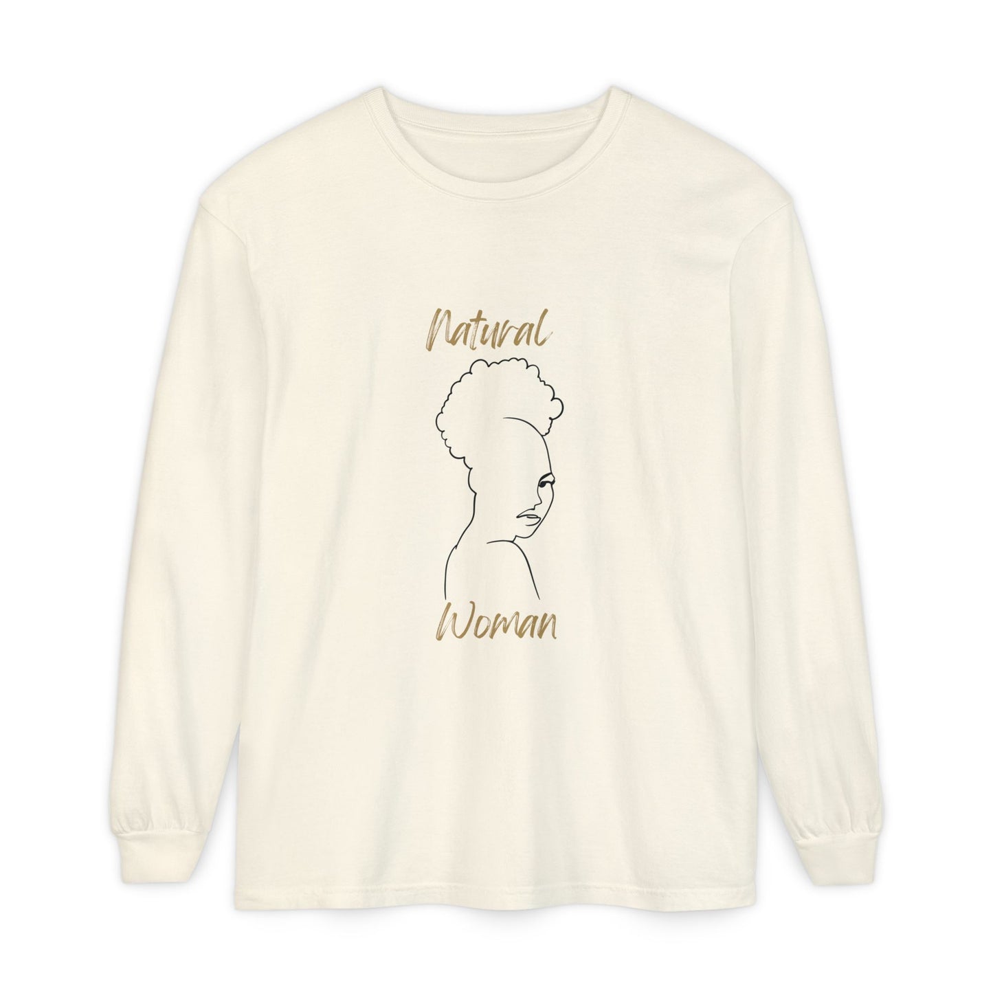 Natural Woman Twist Afro (BL) Long Sleeve T-Shirt