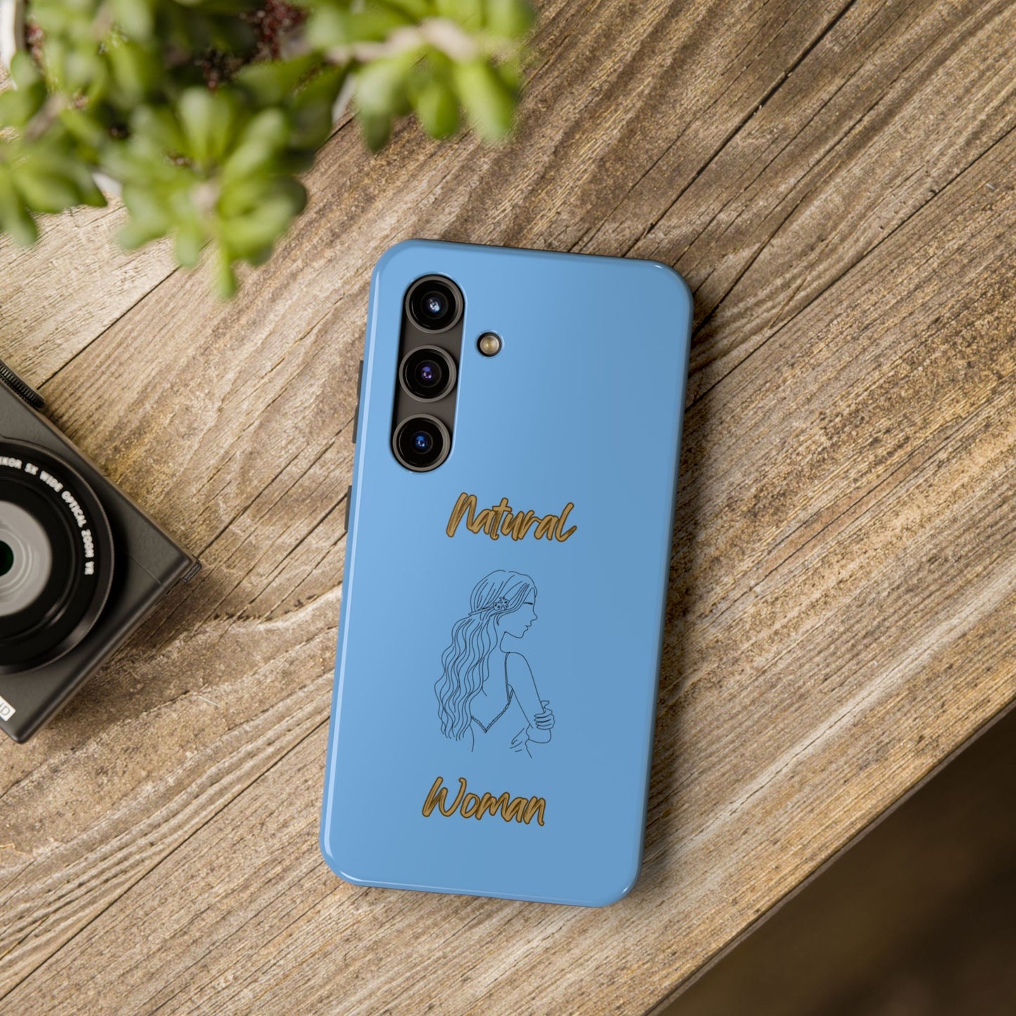 Natural Woman Young Woman (BL)Tough Phone Cases LIGHT BLUE