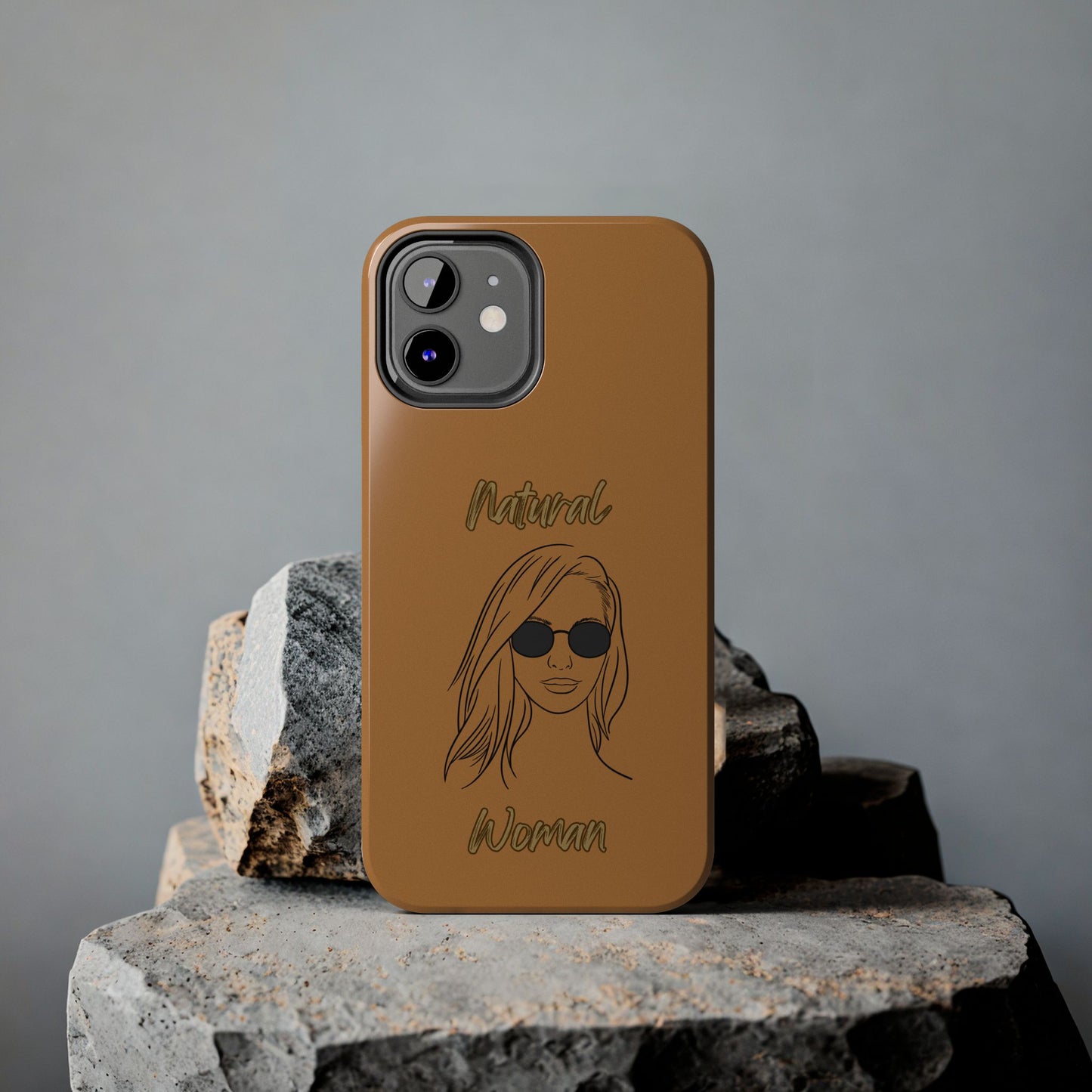 Natural Woman Shades (BL)Tough Phone Cases LIGHT BROWN
