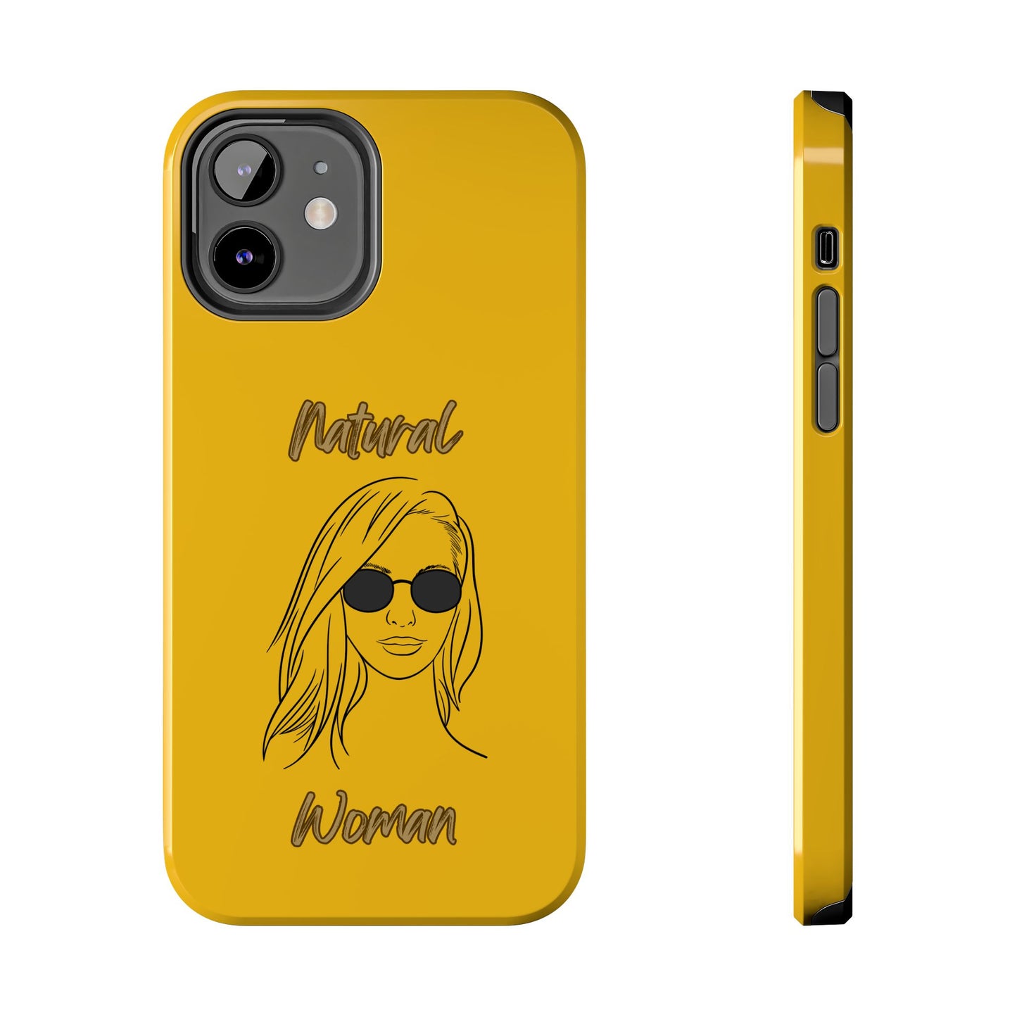 Natural Woman Shades (BL)Tough Phone Cases YELLOW