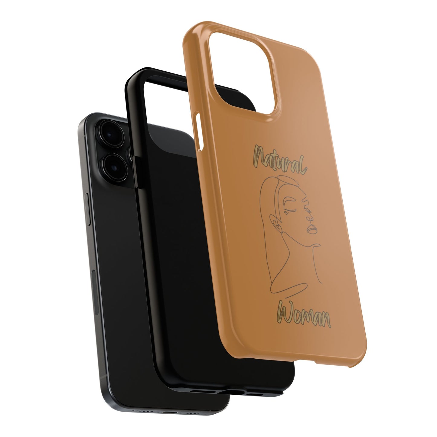 Natural Woman Calm (BL) Tough Phone Cases LIGHT BROWN