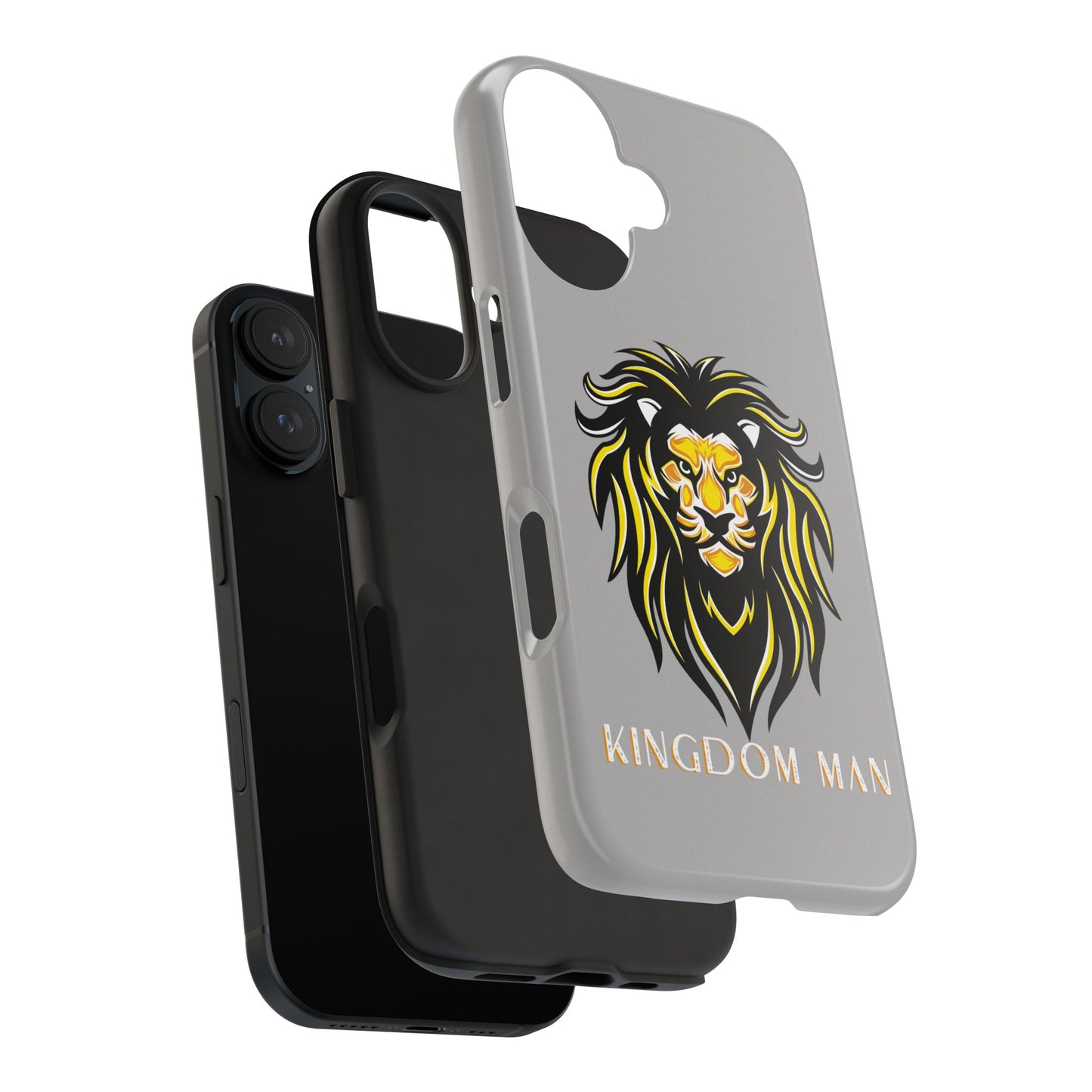 Kingdom Man (White-Gold Label) Tough Phone Case LIGHT GREY