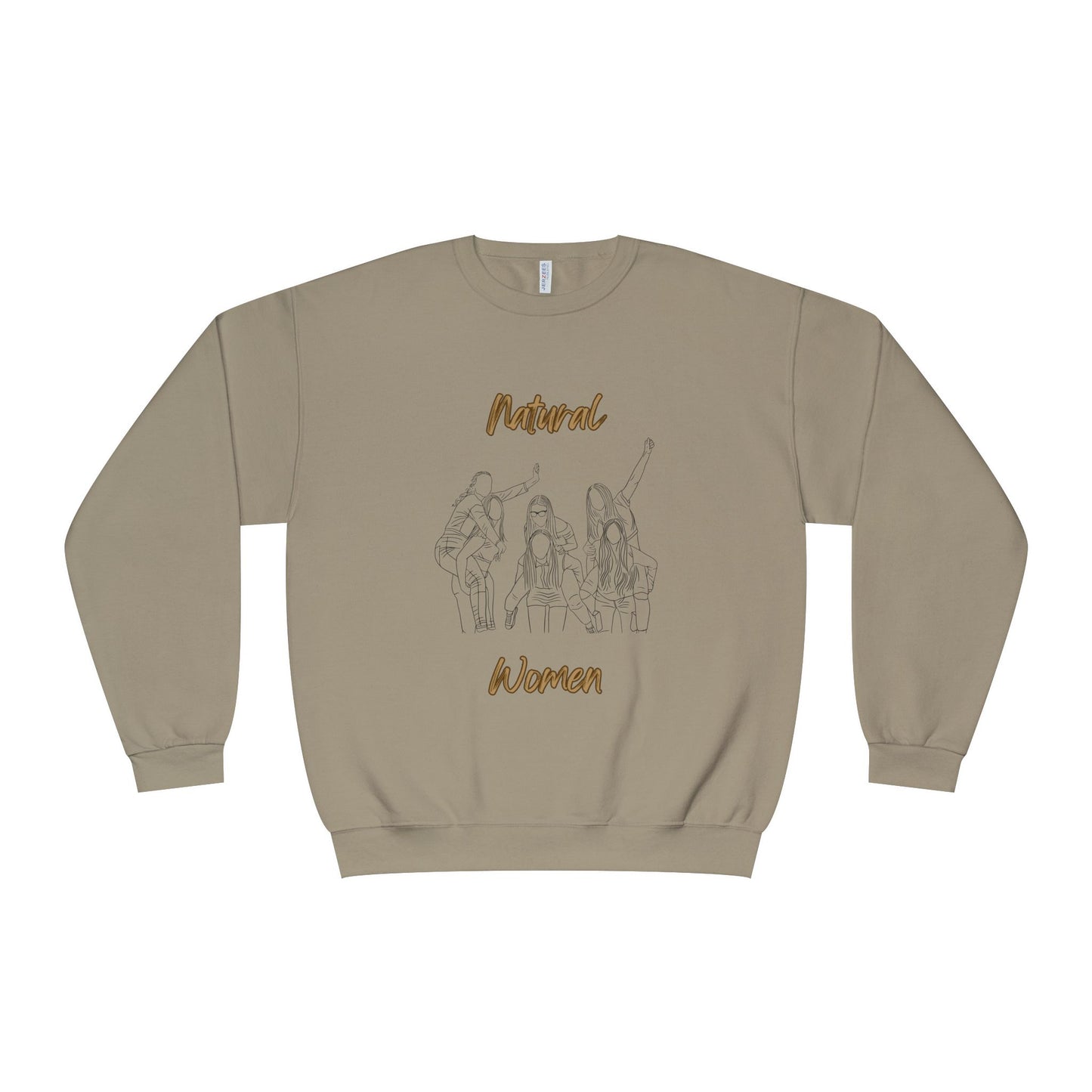 Natural Women Piggy Back (BL) Crewneck Sweatshirt