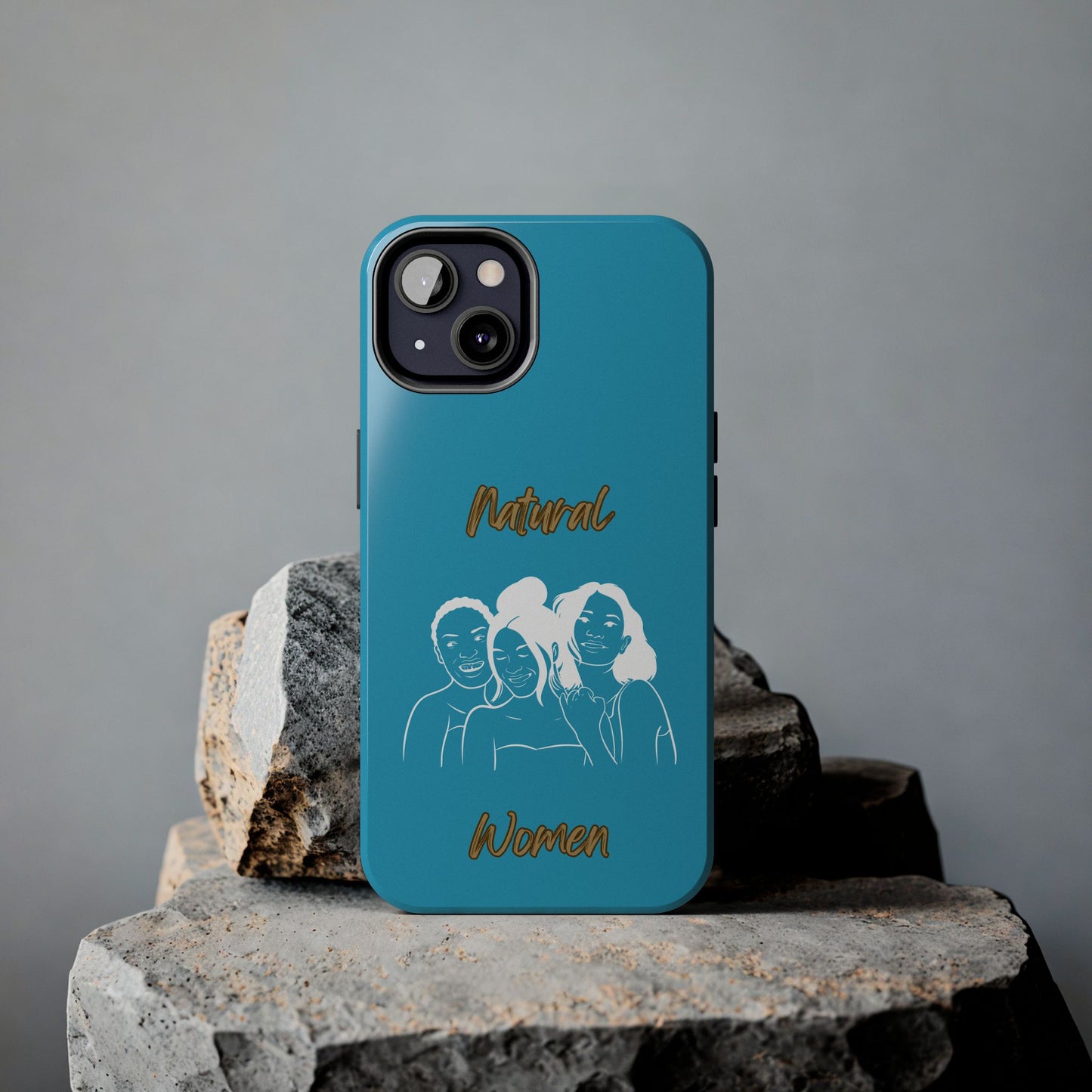 Natural Women Laughing Friends (WL)Tough Phone Cases TURQUOISE
