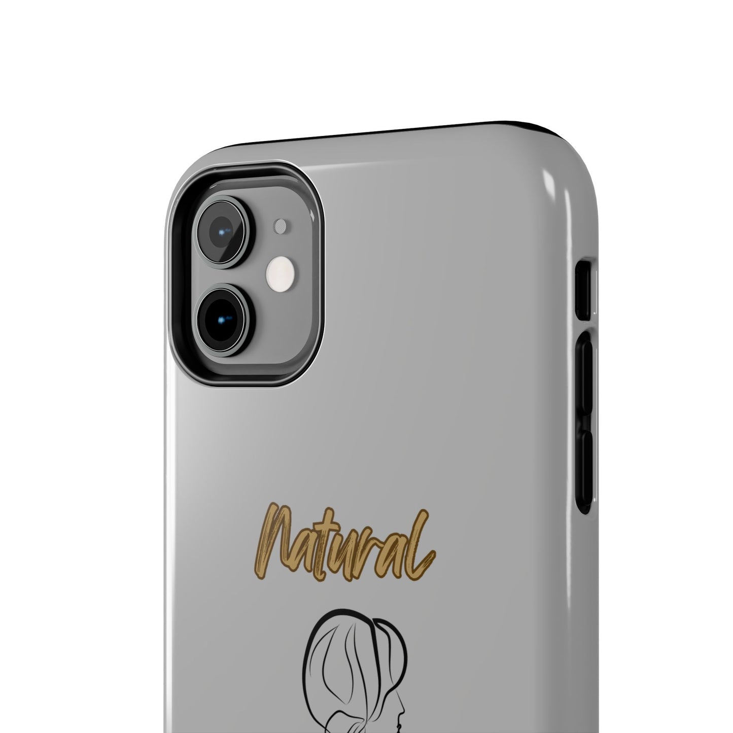 Natural Woman Back (BL)Tough Phone Cases LIGHT GREY