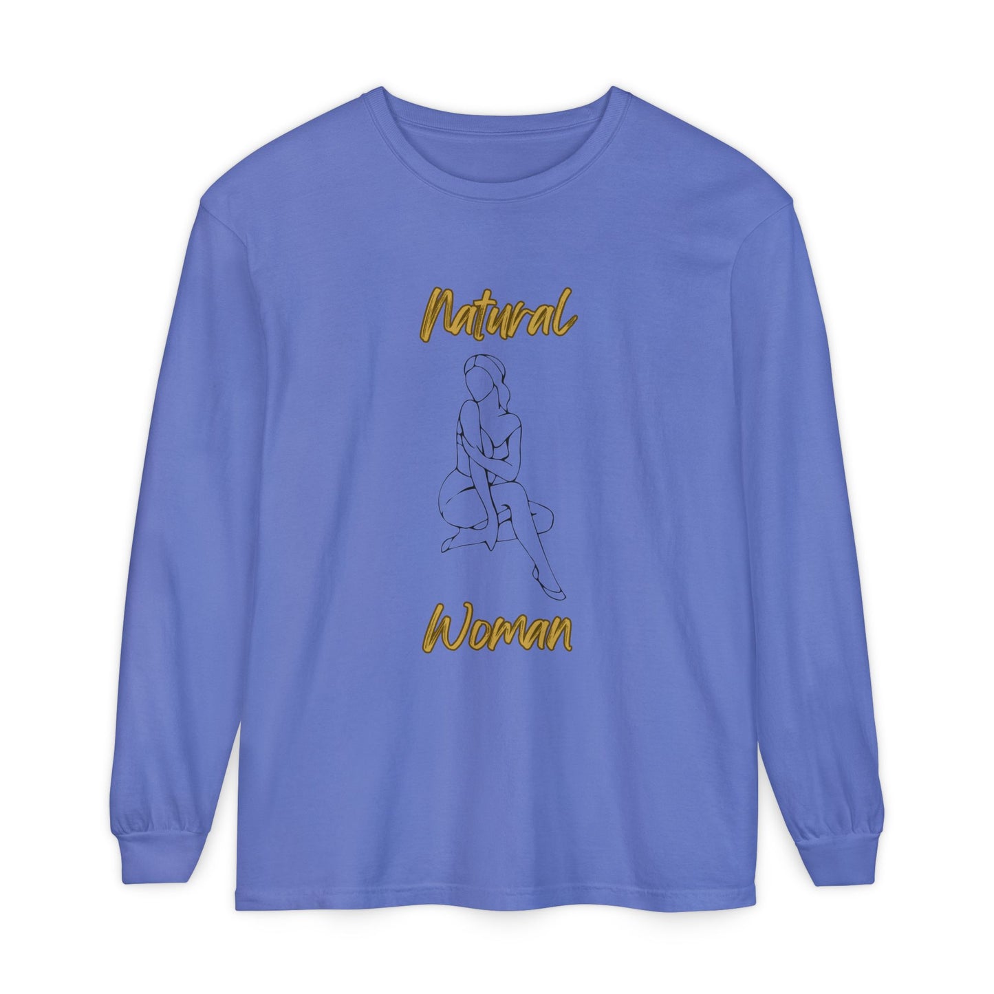 Natural Woman Shoulder Action (BL) Long Sleeve T-Shirt