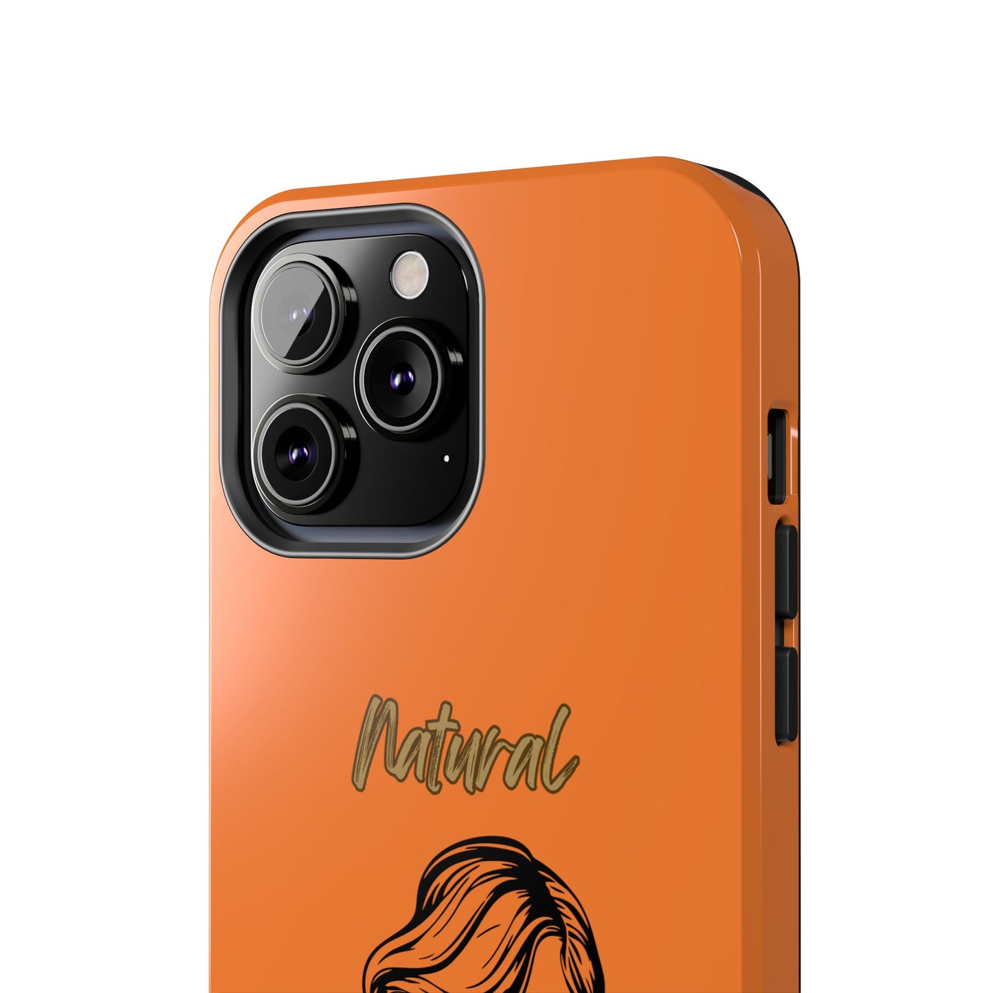 Natural Woman Long Curl (BL)Tough Phone Cases CRUSTA