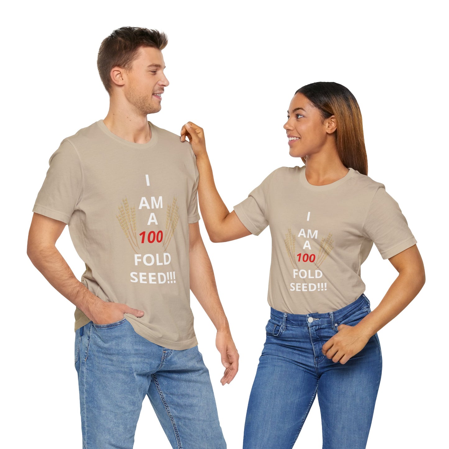 100 Fold Seed (WL)Unisex Jersey Short Sleeve T-Shirt