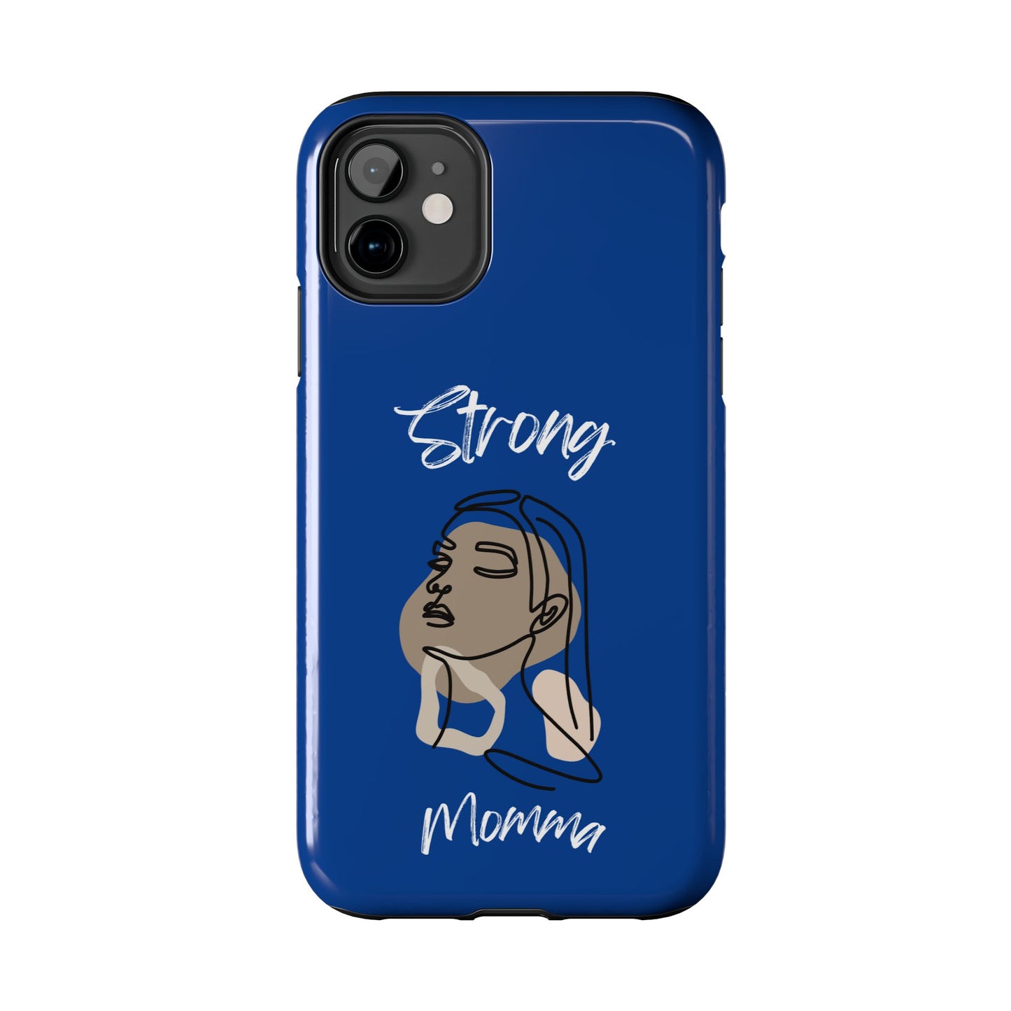Strong Momma (WL) Tough Phone Cases DARK BLUE