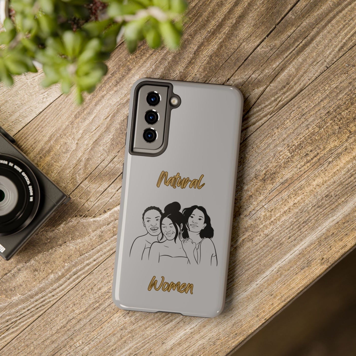 Natural Women Laughing Friends (BL)Tough Phone Cases LIGHT GREY