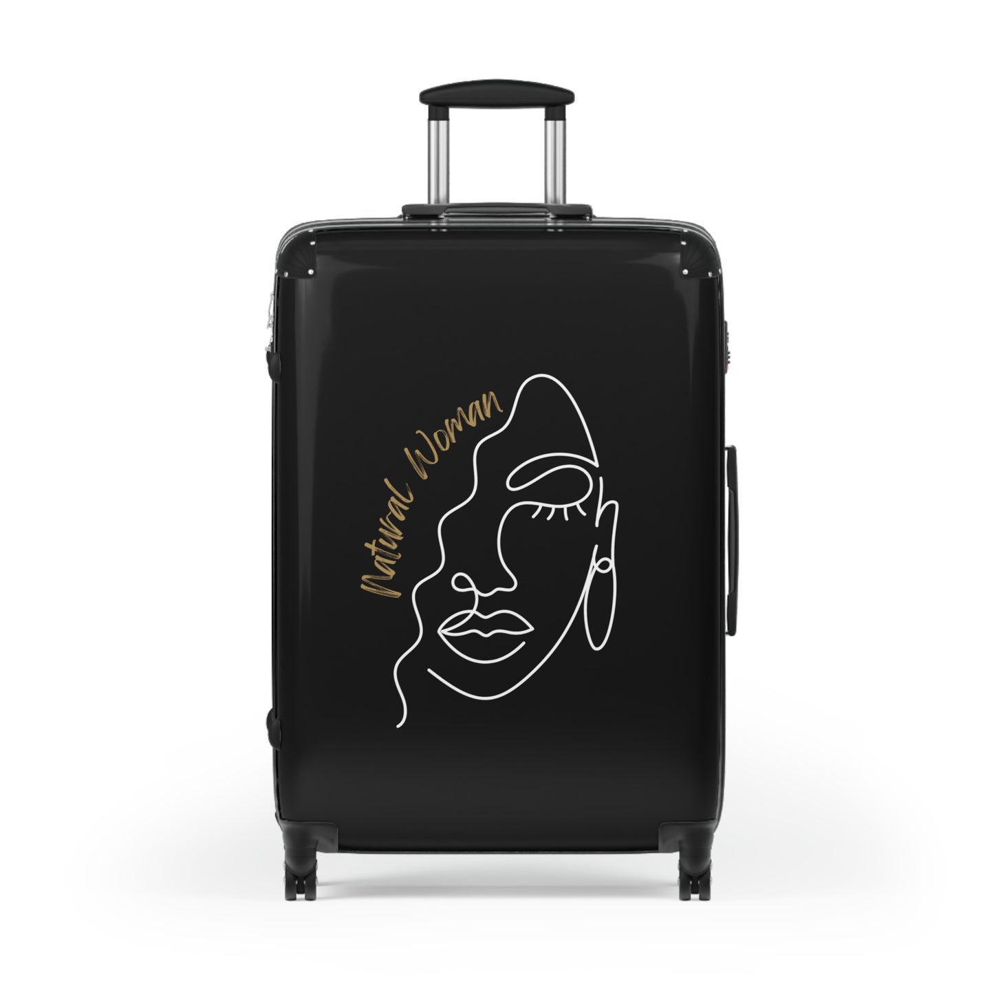 Natural Woman Half Face (WL) Suitcase BLACK