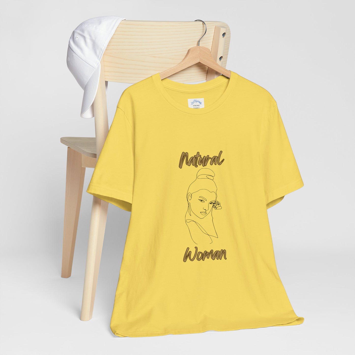 Natural Woman Sassy Bun (BL) Short Sleeve T-Shirt