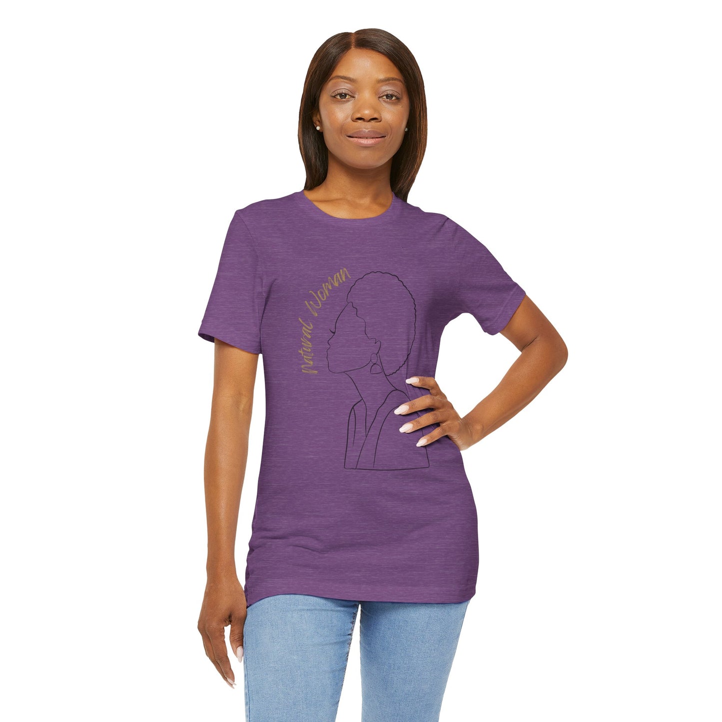 Natural Woman Sm Fro (BL) Short Sleeve T-Shirt