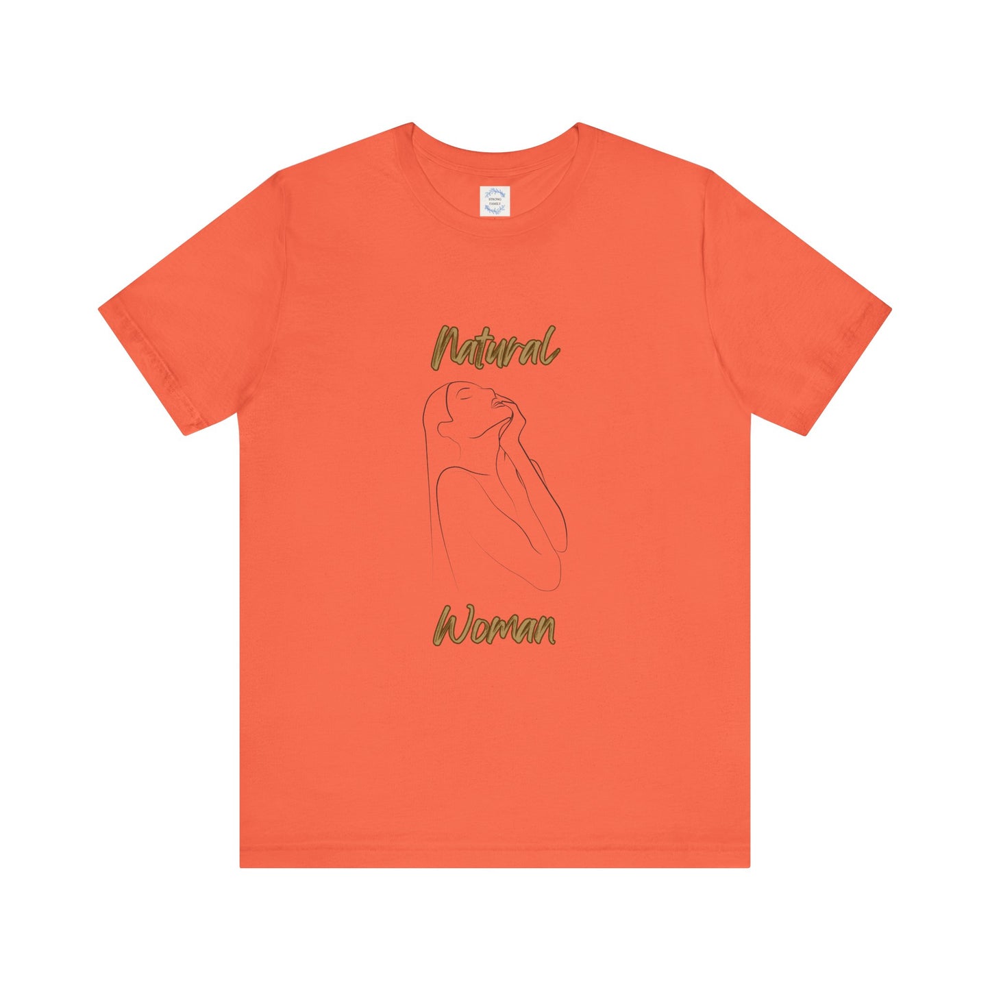 Natural Woman Thank You (BL) Short Sleeve T-Shirt