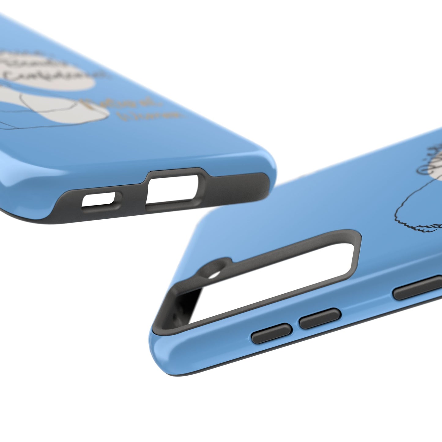 Natural Woman Puff (BL)Tough Phone Cases LIGHT BLUE