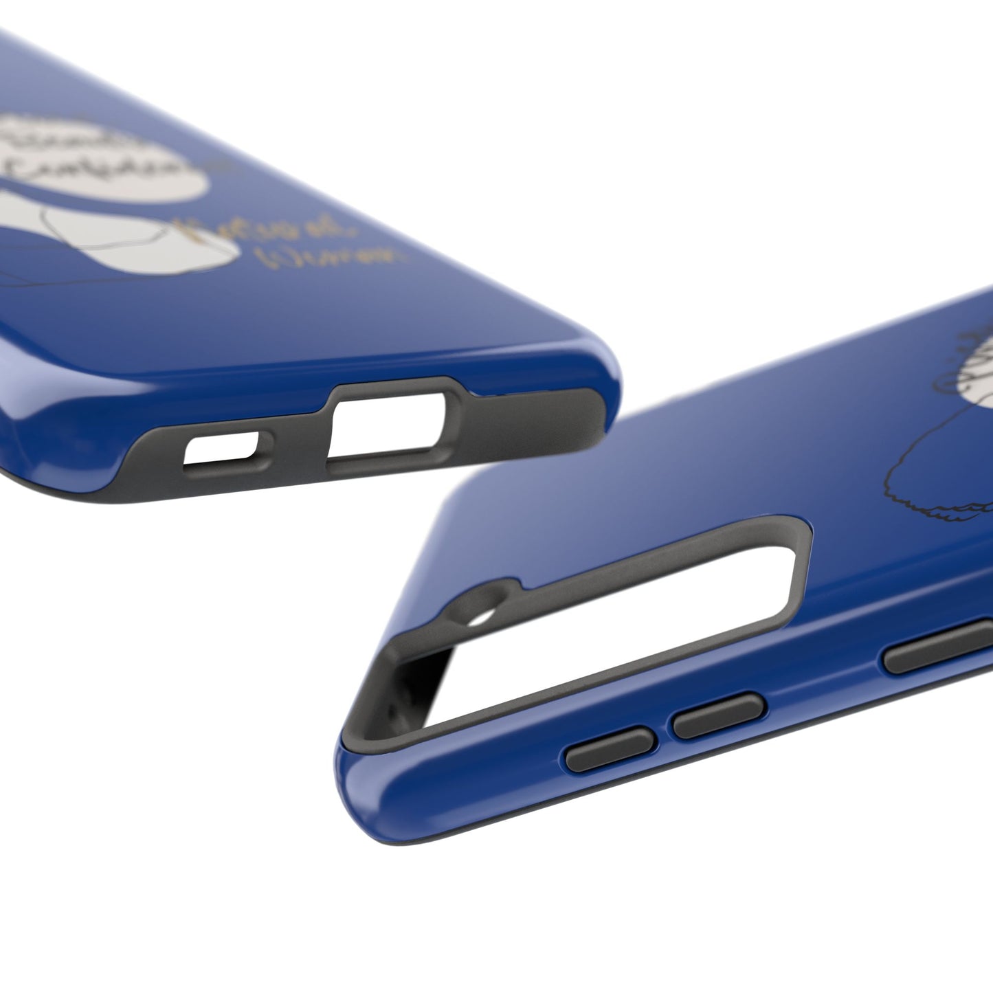 Natural Woman Puff (BL)Tough Phone Cases DARK BLUE