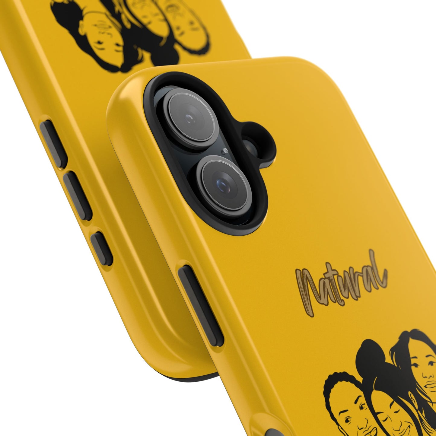 Natural Women Laughing Friends (BL)Tough Phone Cases YELLOW