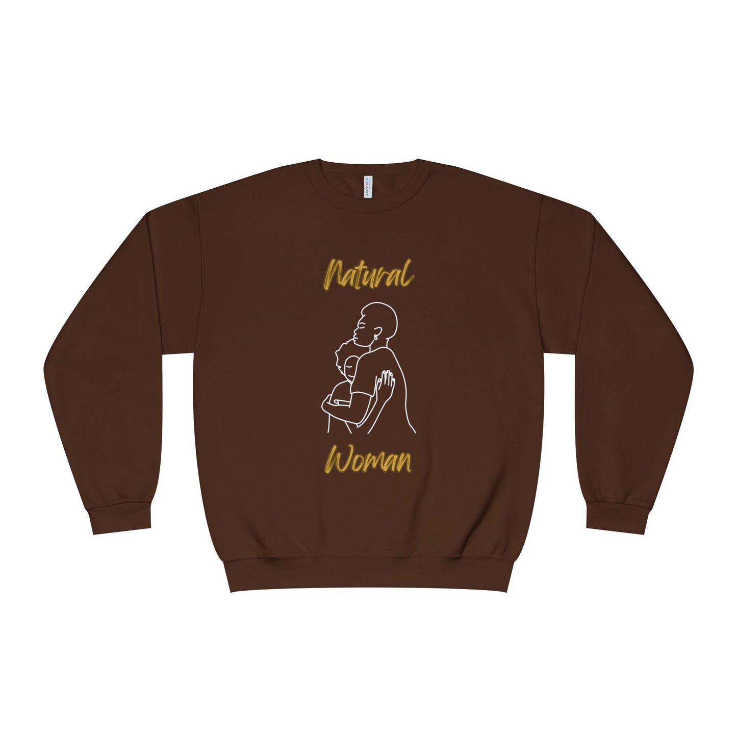 Natural Woman Safe With Momma (WL) Crewneck Sweatshirt
