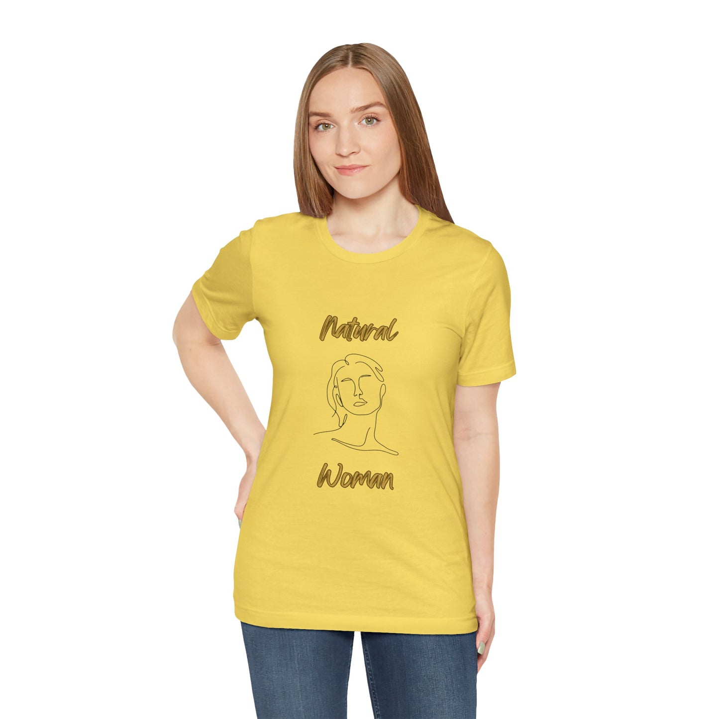 Natural Woman Hello (BL) Short Sleeve T-Shirt