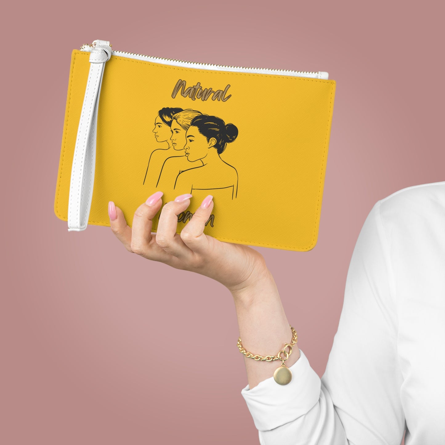 Natural Woman United Friends (BL) Clutch Bag YELLOW
