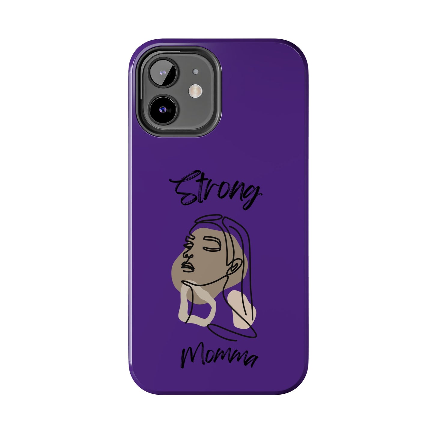 STRONG MOMMA Samsung Galaxy Tough Phone Cases (BL) Purple
