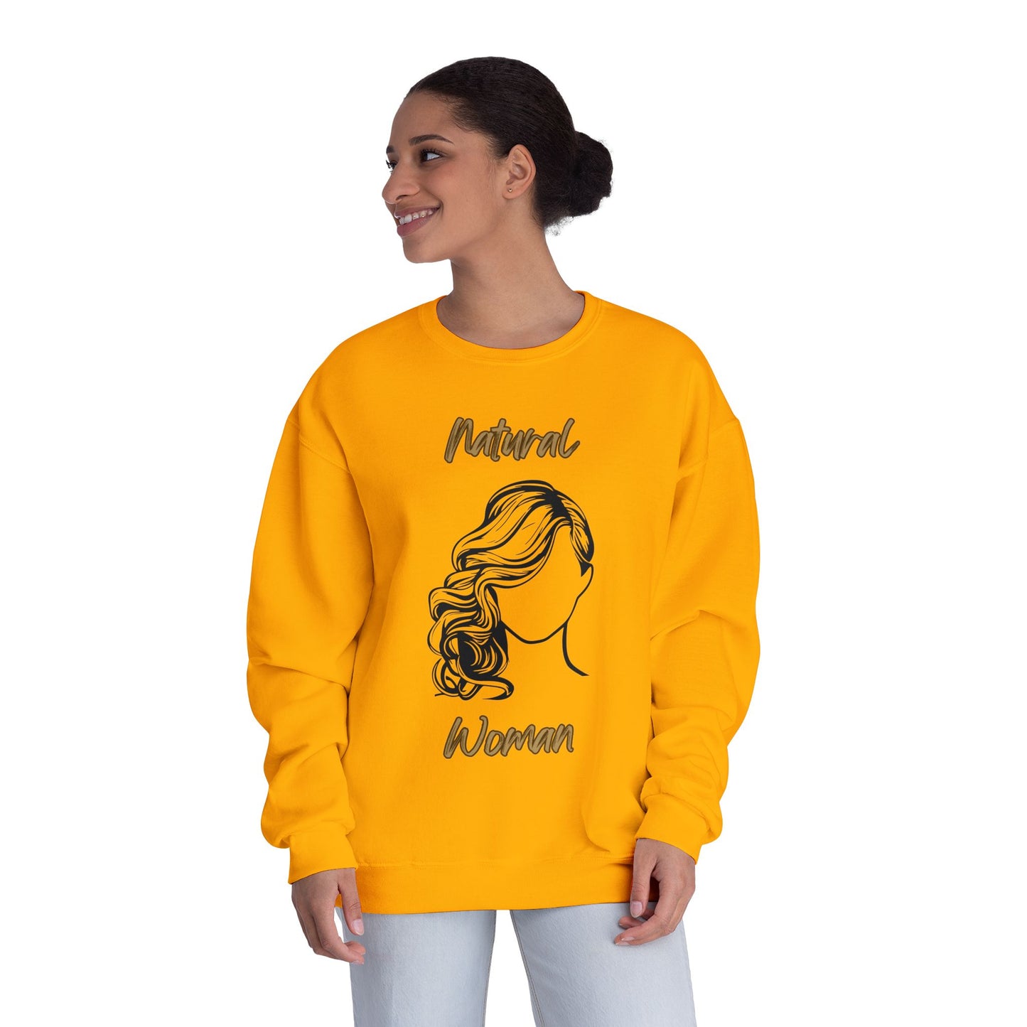 Natural Woman Long Curl (BL) Crewneck Sweatshirt
