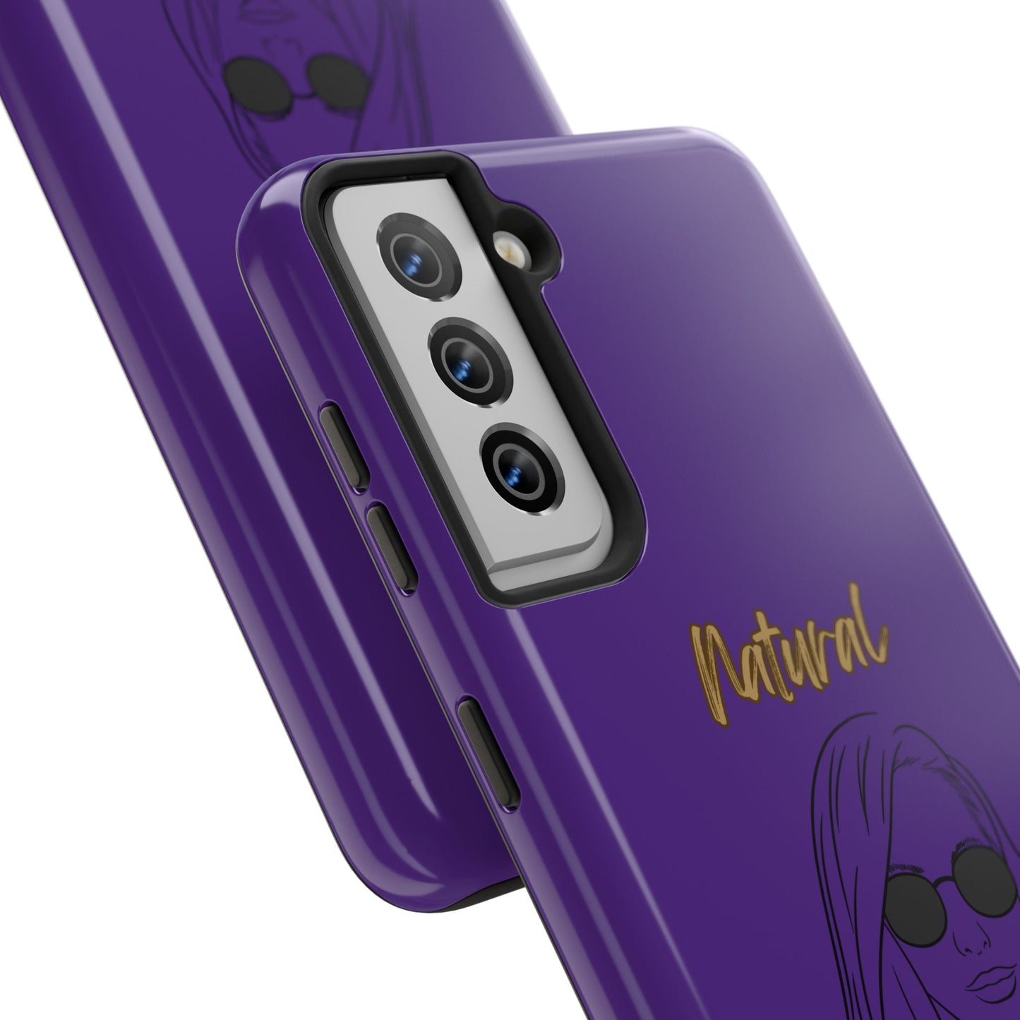 Natural Woman Shades (BL)Tough Phone Cases PURPLE