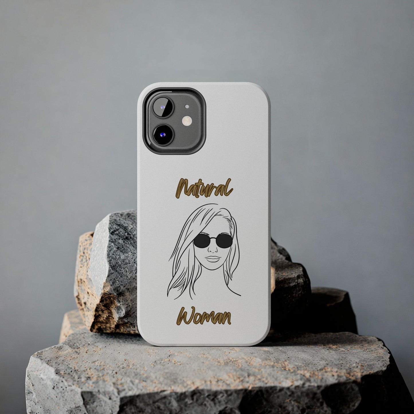 Natural Woman Shades (BL)Tough Phone Cases WHITE