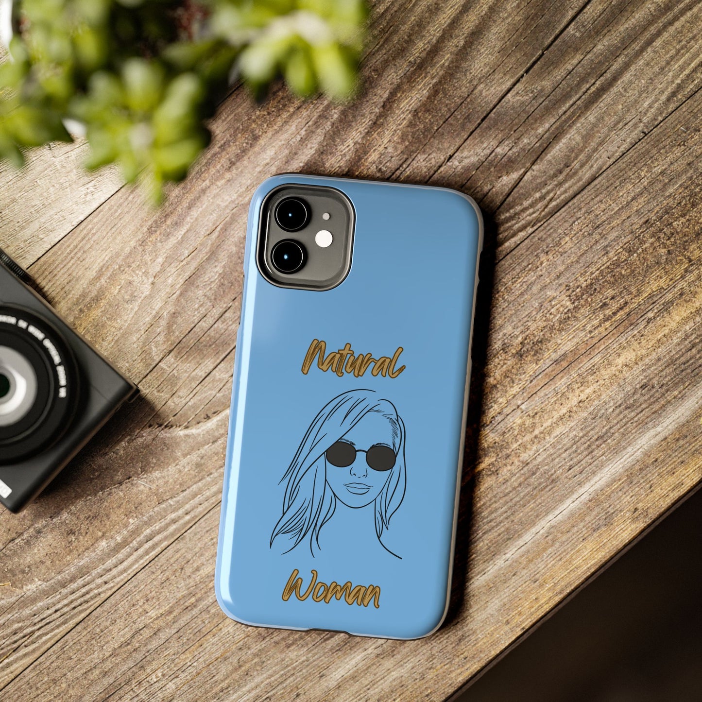 Natural Woman Shades (BL)Tough Phone Cases LIGHT BLUE