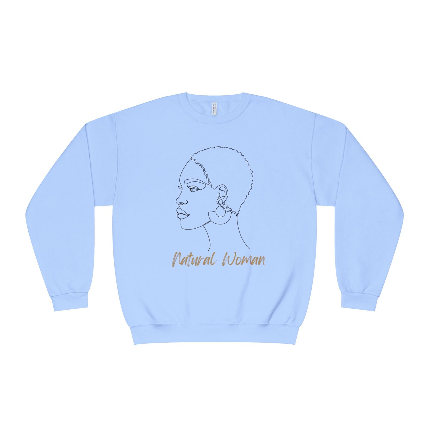 Natural Woman Finger Waves (BL) Crewneck Sweatshirt