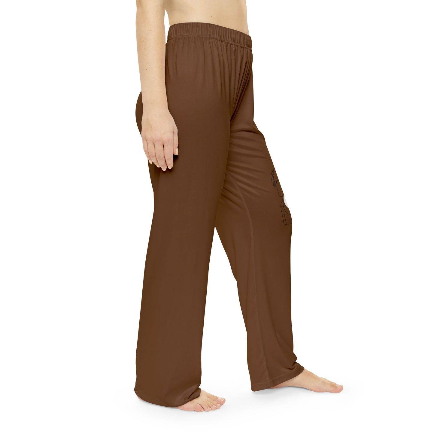 Natural Woman Puff (BL) Women's Pajama Pants BROWN