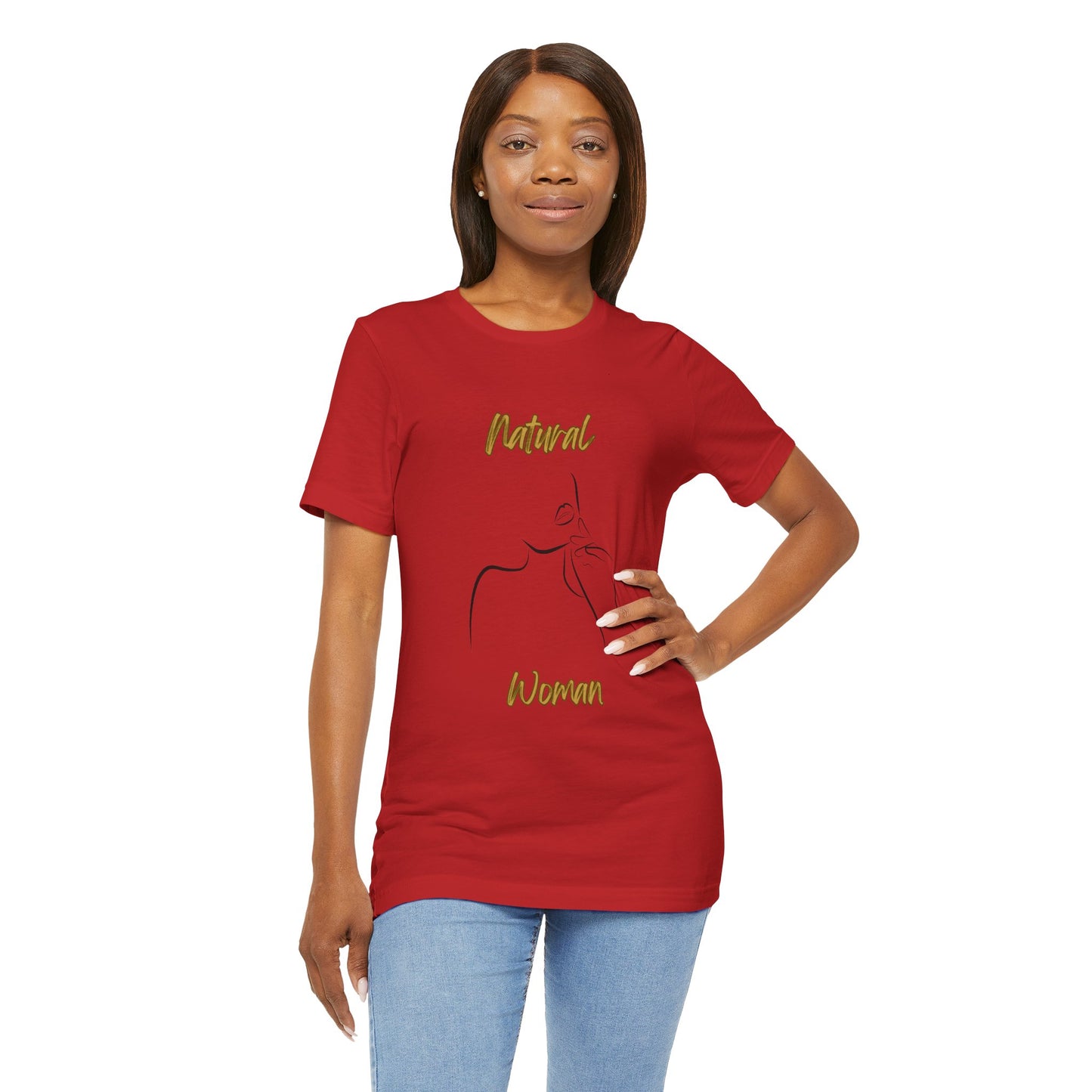 Natural Woman Chin Up (BL) Short Sleeve T-Shirt